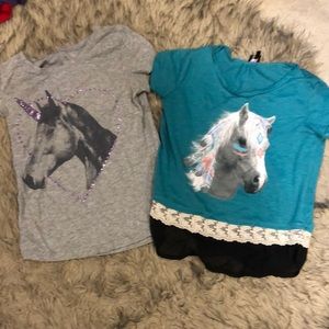 Horse shirt size 14 in girls bundle